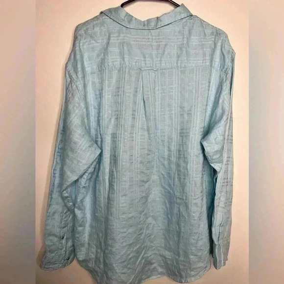 Caribbean Men’s Linen Blend Long Sleeve Size XL - Picture 6 of 6